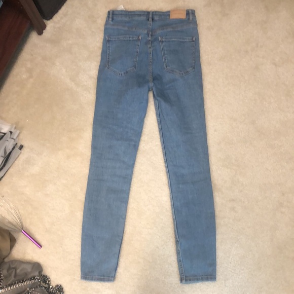 Zara semi high waist skinny fit sz6 denim - Picture 5 of 6